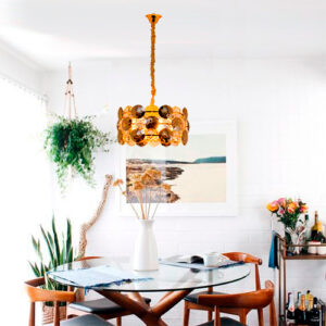 Luminária de Teto Pendente de Cristal Aragon