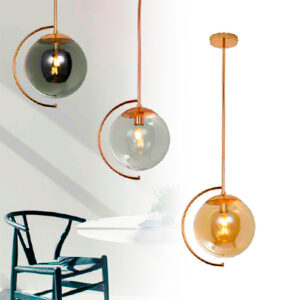 Luminária de Teto Pendente de Vidro Latera C