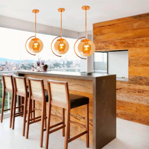 Luminária de Teto Pendente de Vidro Latera C