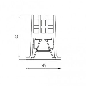 Luminária de Teto Plafon Downlight Veneza Frame 10W