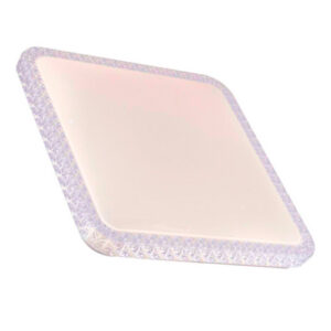 Luminária de Teto Plafon Quadrado Fret com LED Integrado