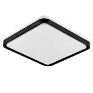 Luminária de Teto Plafon Quadrado Ponta Arredondada com LED Integrado