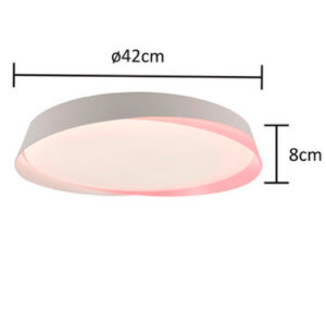 Luminária de Teto Plafon Redondo Acabor com LED Integrado