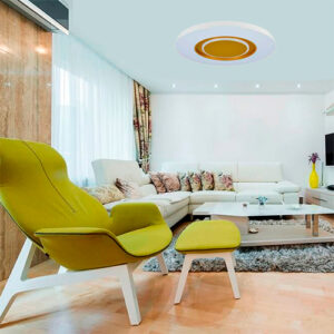 Luminária de Teto Plafon Redondo Devon com LED Integrado