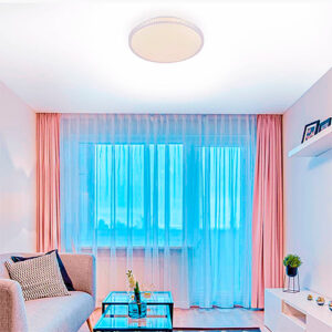 Luminária de Teto Plafon Redondo Fret com LED Integrado