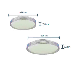 Luminária de Teto Plafon Redondo Lup com LED Integrado
