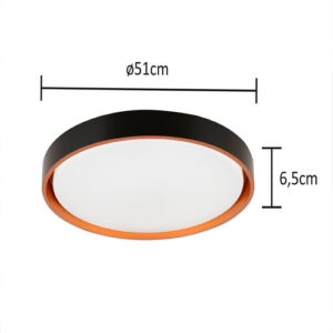 Luminária de Teto Plafon Redondo Muntada com LED Integrado