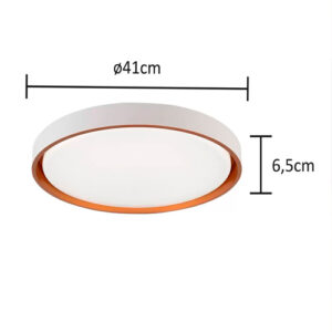 Luminária de Teto Plafon Redondo Muntada com LED Integrado