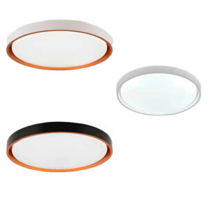 Luminária de Teto Plafon Redondo Muntada com LED Integrado