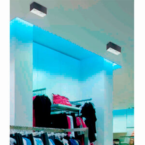 Luminária de Teto Plafon Roma Retangular