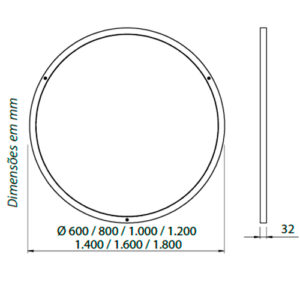 Luminária de Teto Plafon Saturno com LED Integrado