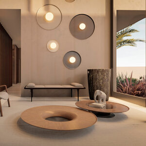 Plafom Arandela Plan 45cm Vidro 7W