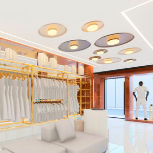 Plafom Arandela Plan 45cm Vidro 7W