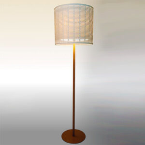 Luminária de Chão Coluna Palhinha Tamara