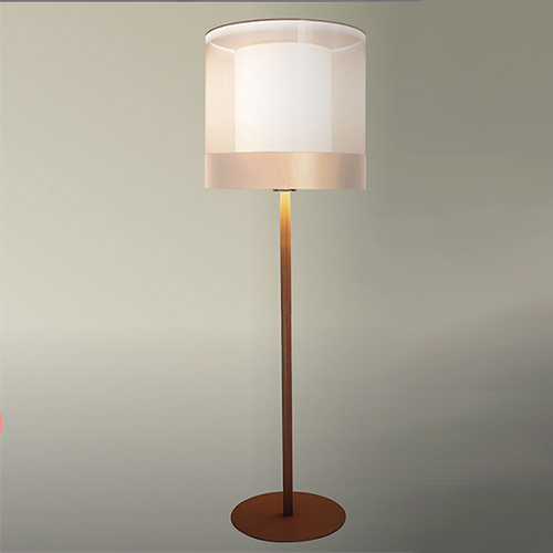 Luminária de Chão Coluna Redonda com Listra