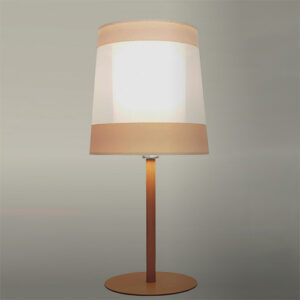 Luminária de Mesa Abajur Redondo Listra