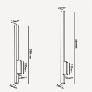 Luminária de Parede Rebatedora LED Integrado
