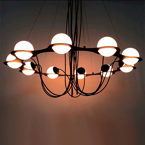 Luminária de Teto Pendente Bolas Leo