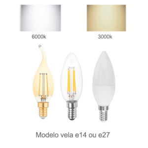 Sugestão de Lâmpada VELA LED
