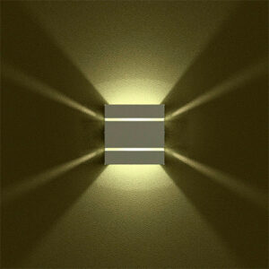 Luminária de Parede Arandela 2 Focos 2 Frizos