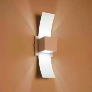 Luminária de Parede Arandela 2 Focos com Aba