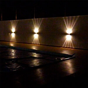 Luminária de Parede Arandela Cubo 10 Fachos