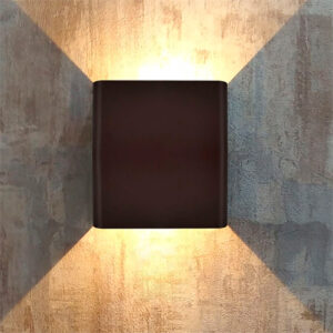 Luminária de Parede Arandela LED Integrado Retangular