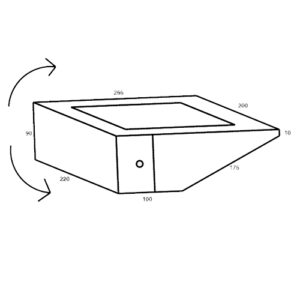 Luminária de Parede Arandela Luz Móvel Concha