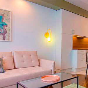 Luminária de Parede Arandela Ovalada Circuit Globo