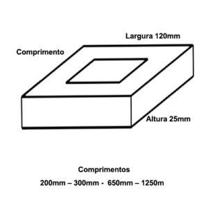 Luminária de Parede Arandela Retangular Luz Indireta