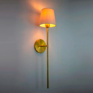 Luminária de Parede Arandela Tocheiro Cúpula Longa