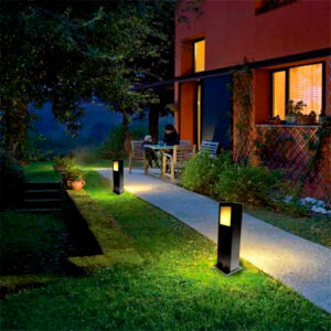 Luminária de Solo Balizador Base 4 Lados