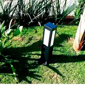 Luminária de Solo Balizador Base 4 Lados