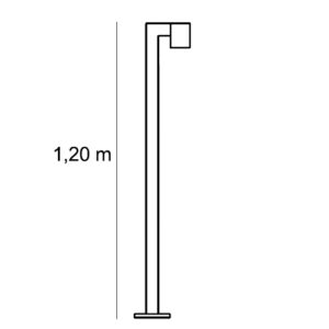 Luminária de Solo Balizador Canequinha