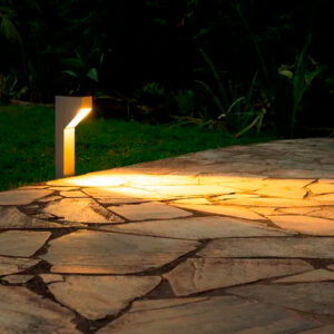 Luminária de Solo Balizador Quadrado