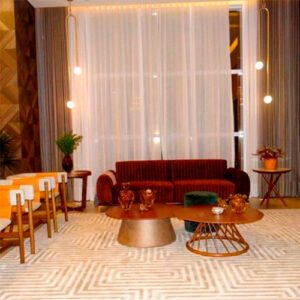 Luminária de Teto Pendente 2 Globos 2 Alturas