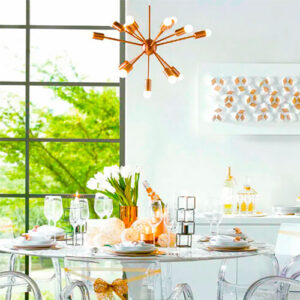 Luminária de Teto Pendente Chuva de Meteoros