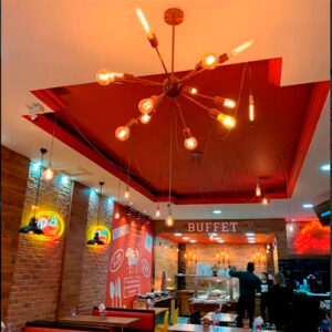 Luminária de Teto Pendente Chuva de Meteoros