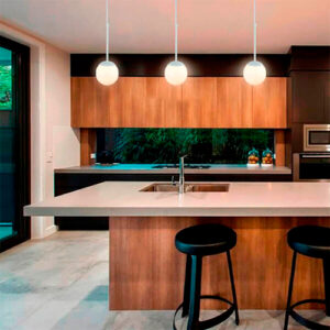 Luminária de Teto Pendente Esfera Globo de Vidro