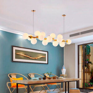 Luminária de Teto Pendente Line 15 Globos