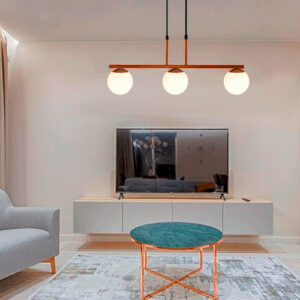 Luminária de Teto Pendente Line 3 Globos