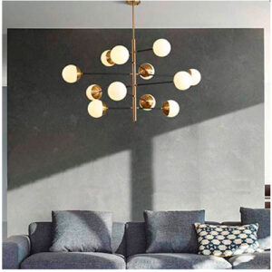 Luminária de Teto Pendente Orbit 10 Esferas