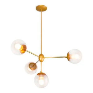 Luminária de Teto Pendente Orbit 4 Esferas