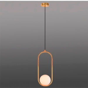 Luminária de Teto Pendente Oval Bola