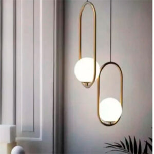 Luminária de Teto Pendente Oval Bola