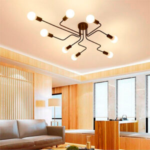 Luminária de Teto Plafon Teia 8 Braços