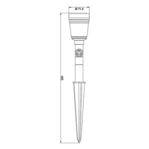 Espeto Decorativo para Jardim