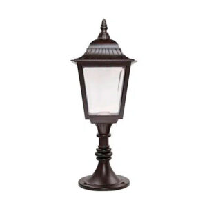 Luminária de Chão Postinho Balizador Lanterna Externa Quadrado