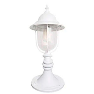 Luminária de Chão Postinho Balizador Lanterna Externa Redondo