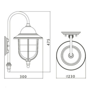 Luminária de Parede Arandela Ibérica